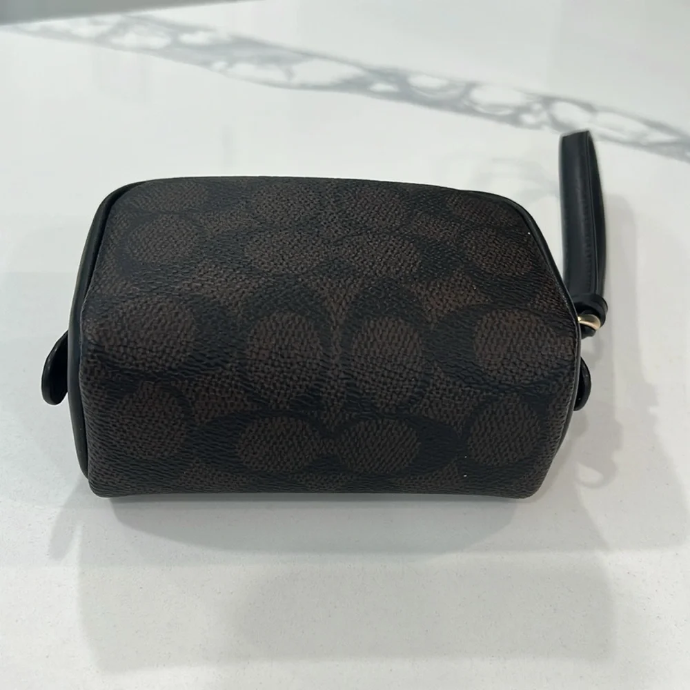 Coach Black and Brown Wristlet - Picture 7 of 13